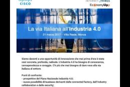Embedded thumbnail for La via italiana all'Industria 4.0 > paragrafi > Video
